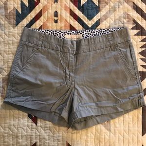J. Crew Gray Chino Shorts
